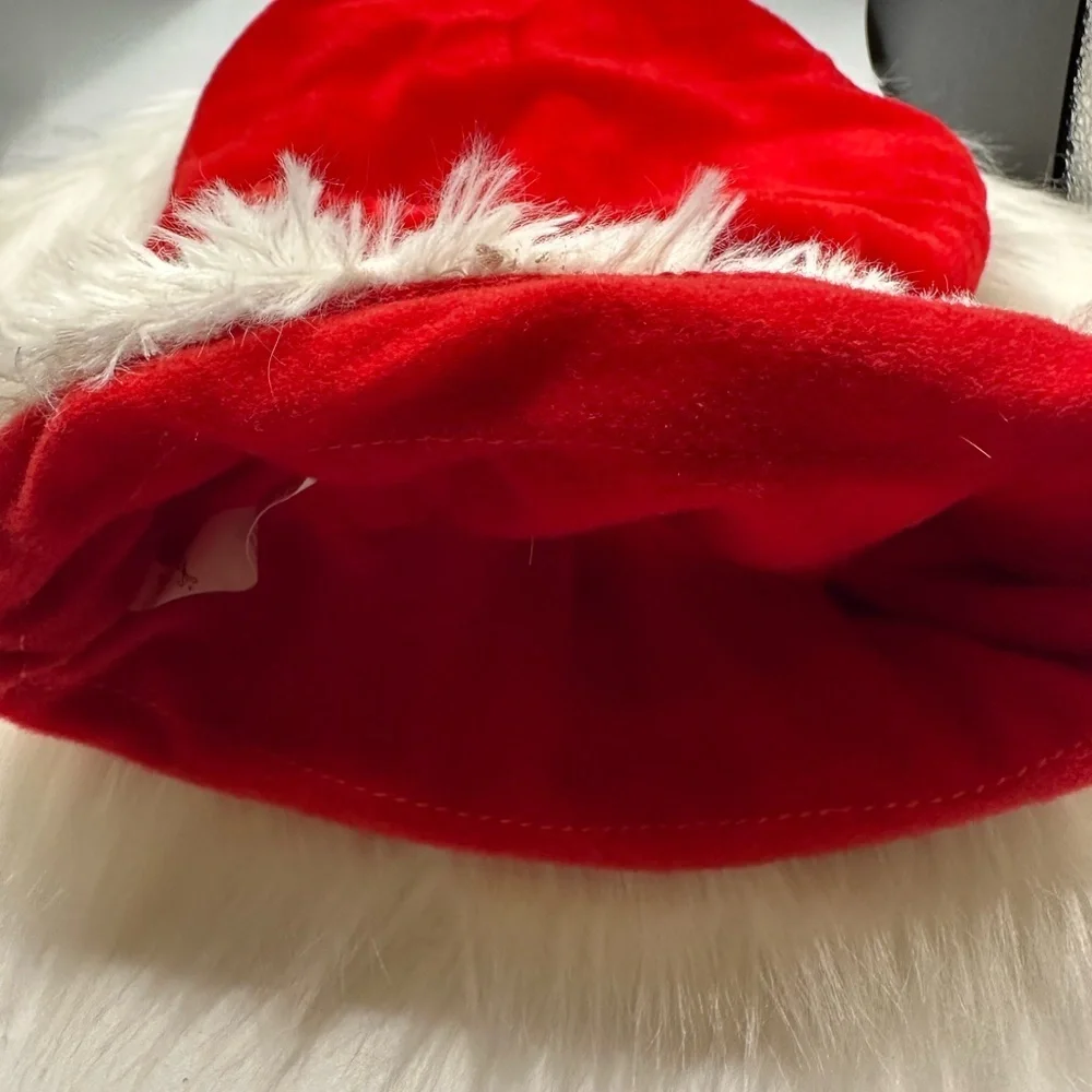 🩷5/$10 Guinea pig hideaway Red Santa Hat with Gold Buckle